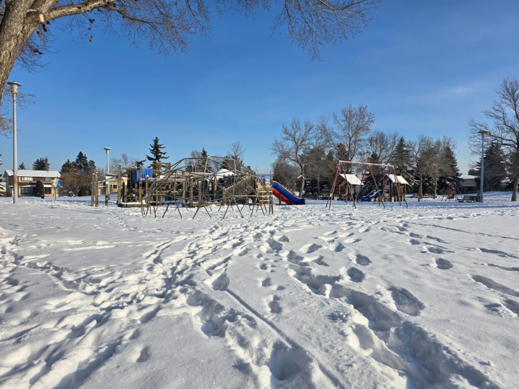 Ekota Edmonton Park in Winter