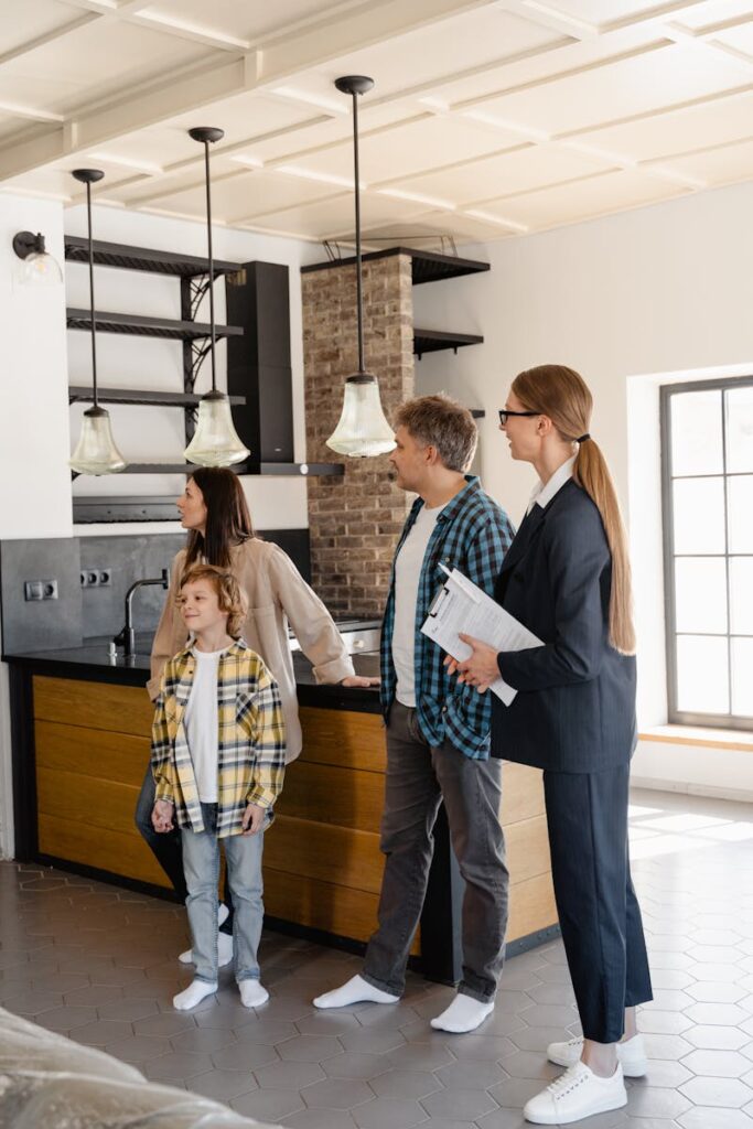 Real Estate Agent doing open house in Edmonton Alberta